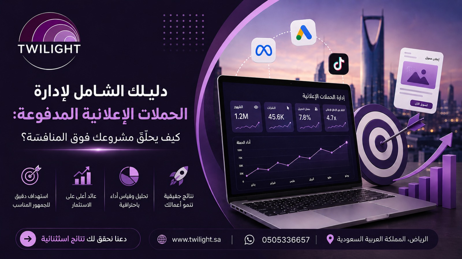 دليلك الشامل لإدارة الحملات الإعلانية المدفوعة: كيف يحلّق مشروعك فوق المنافسة؟